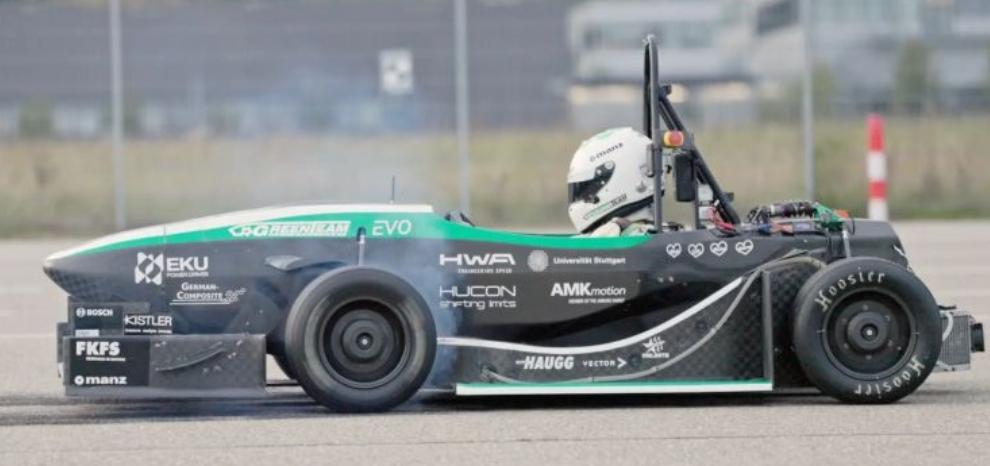 electric car that accelerates to 100 km/h in a record 1.461 seconds