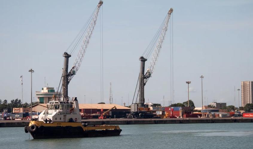 Ships in the Autonomous Port of Cotonou in Benin